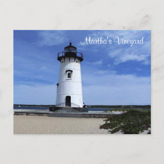 Tarjeta postal de viña Edgartown de Martha