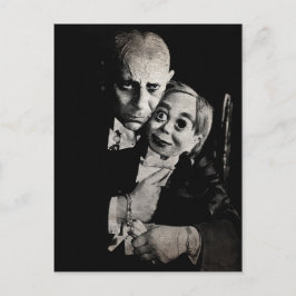 Tarjeta postal de Vintage Scary Dummy