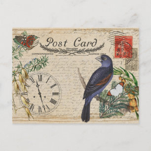 TARJETA POSTAL DE VINTAJE DE EPHEMERA