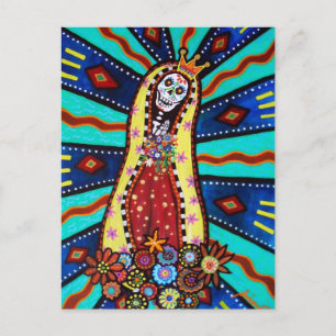 TARJETA POSTAL DE VIRGEN GUADALUPE