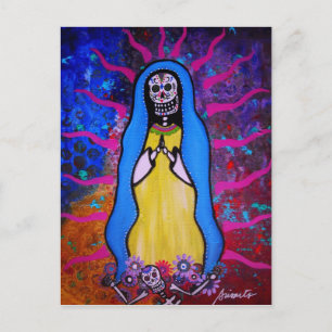 TARJETA POSTAL DE VIRGEN GUADALUPE