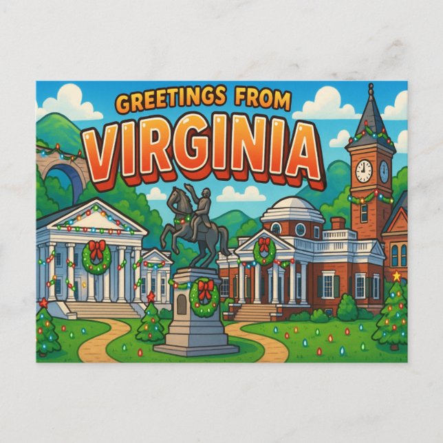 Tarjeta postal de VIRGINIA (Anverso)