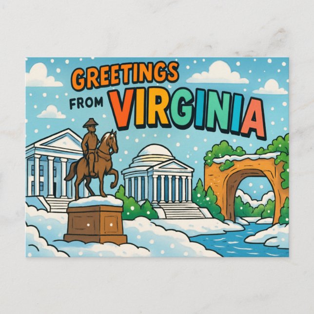 Tarjeta postal de VIRGINIA (Anverso)