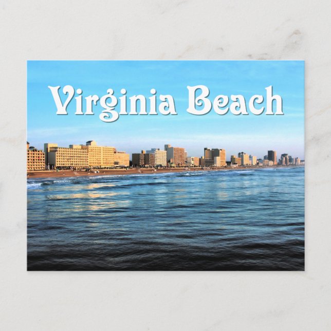 Tarjeta postal de Virginia Beach (Anverso)