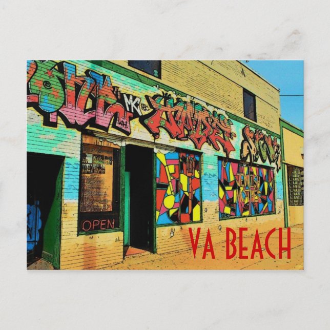 Tarjeta postal de Virginia Beach (Anverso)