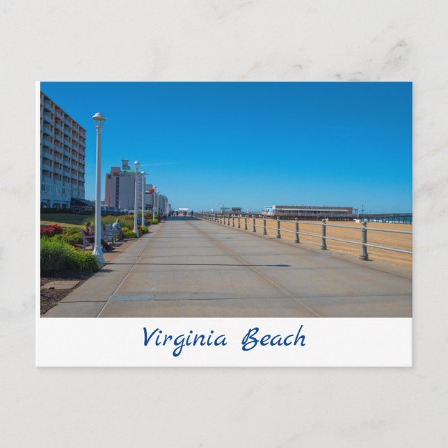 Tarjeta postal de Virginia Beach (Anverso)