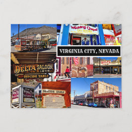TARJETA POSTAL DE VIRGINIA CITY, NEVADA