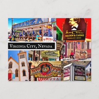 TARJETA POSTAL DE VIRGINIA CITY, NEVADA