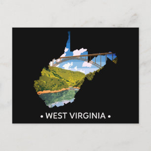 Tarjeta postal de Virginia Occidental