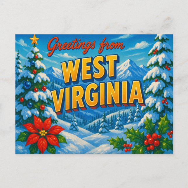 Tarjeta postal de VIRGINIA OCCIDENTAL (Anverso)