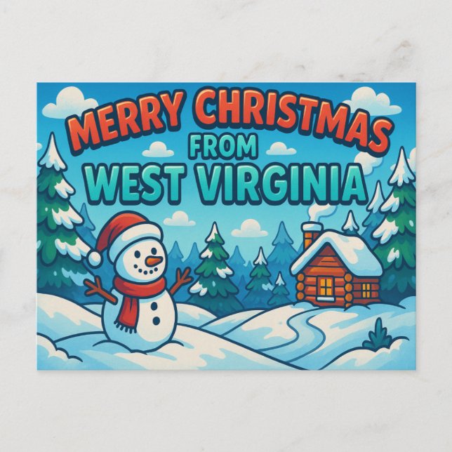 Tarjeta postal de VIRGINIA OCCIDENTAL (Anverso)