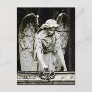 Tarjeta postal de visita de ángel