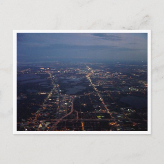 Tarjeta postal de vista de avión (Anverso)