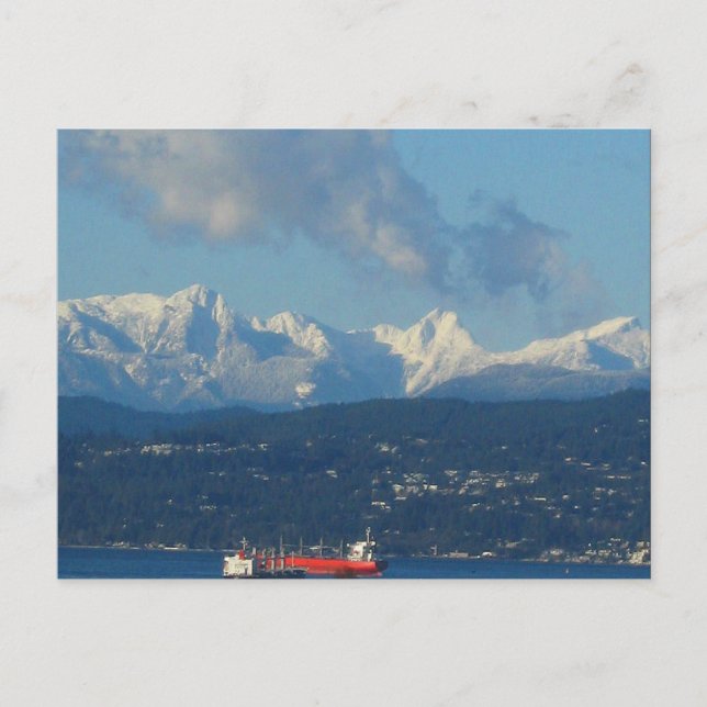 Tarjeta postal de vista de Vancouver (Anverso)