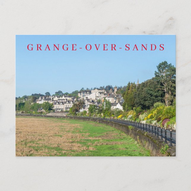 Tarjeta postal de vista Grange over Sands (Anverso)