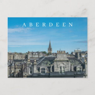 Tarjeta postal de vista panorámica de Aberdeen
