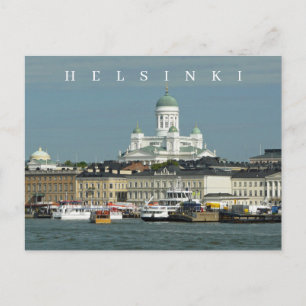 Tarjeta postal de vista panorámica de Helsinki