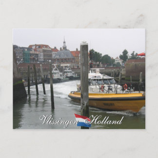 Tarjeta postal de Vlissingen Pilot Boat Holland
