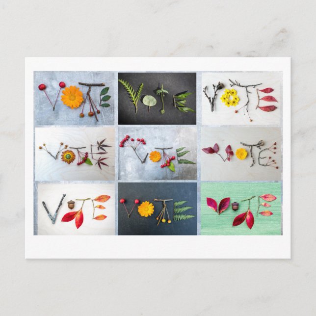 Tarjeta postal de voto  (Anverso)