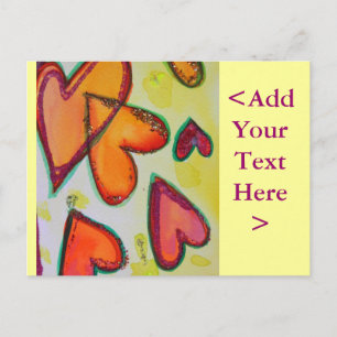 Tarjeta postal de vuelo de Laugh Hearts