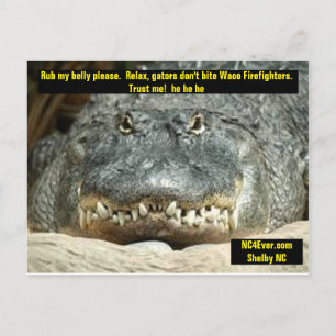 Tarjeta postal de Waco Firefighter