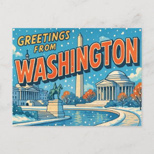 Tarjeta postal de WASHINGTON