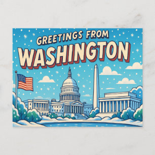 Tarjeta postal de WASHINGTON