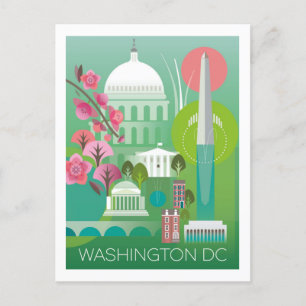 Tarjeta postal de Washington DC