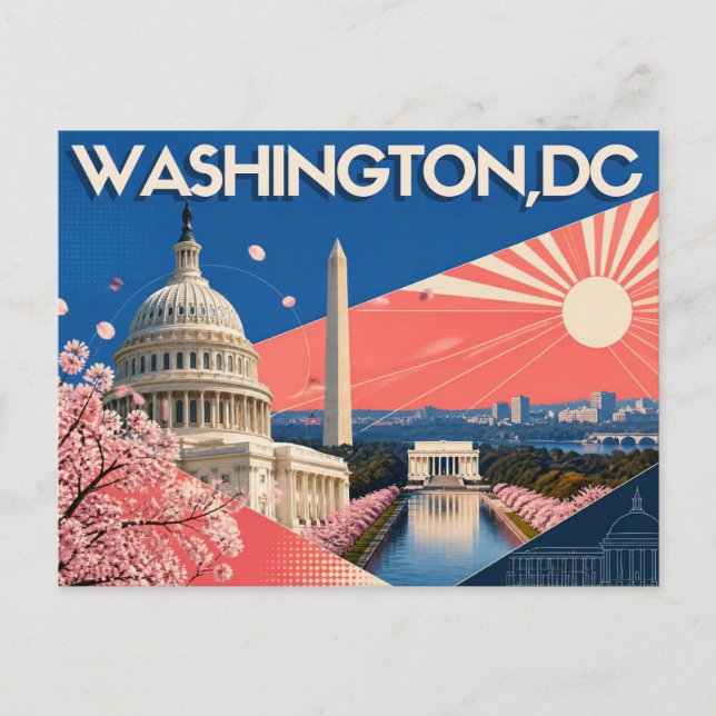 Tarjeta postal de Washington DC (Anverso)