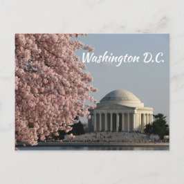 Tarjeta postal de Washington DC en primavera