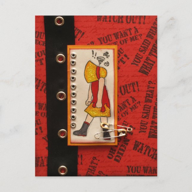 Tarjeta postal de Watch (Anverso)