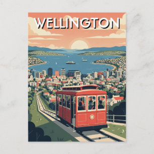 Tarjeta postal de Wellington Nueva Zelanda