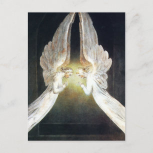 Tarjeta postal de William Blake Angels