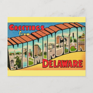 Tarjeta postal de Wilmington DE