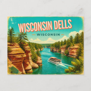 Tarjeta postal de Wisconsin Dells, Wisconsin