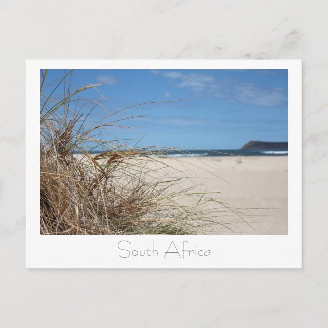 Tarjeta postal de Witsand Beach Sand Sudáfrica (Anverso)