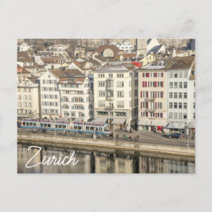 Tarjeta postal de Zurich Suiza Saludo 