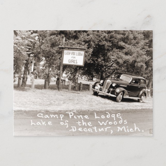 Tarjeta postal Decatur Michigan (Anverso)