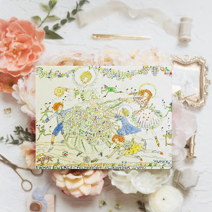 Tarjeta postal dedicada a la tía Jessie M. King