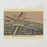 Tarjeta postal del aeropuerto de Port Columbus