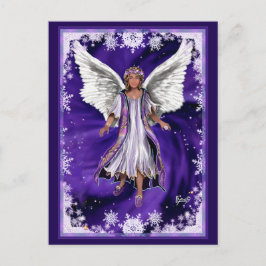 Tarjeta postal del alma púrpura