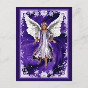 Tarjeta postal del alma púrpura