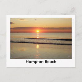 Tarjeta Postal del Amanecer en Hampton Beach