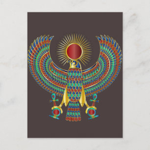 Tarjeta postal del antiguo Egipto Diseño de arte