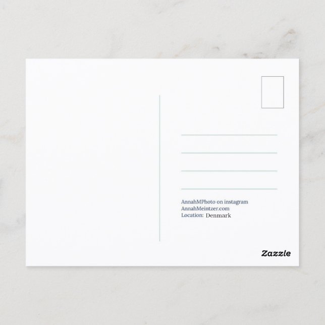 Tarjeta postal del árbol elefante (Reverso)