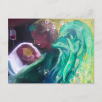 Tarjeta postal del Arcángel Rafael