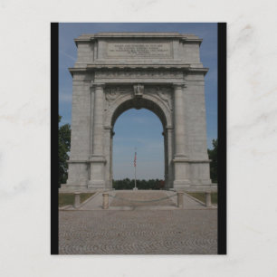 Tarjeta postal del Arco del Memorial Nacional