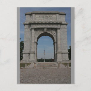 Tarjeta postal del Arco del Memorial Nacional