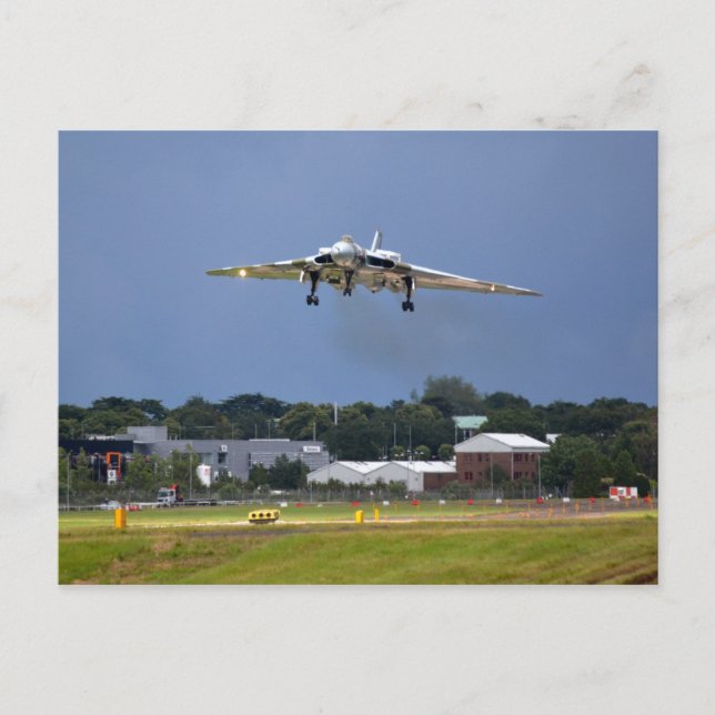 Tarjeta postal del Avro Vulcan (Anverso)