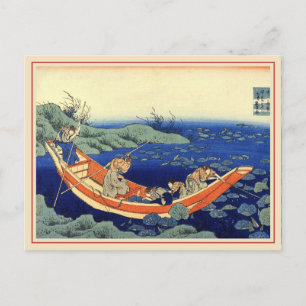 Tarjeta postal del calendario de Hokusai 2012